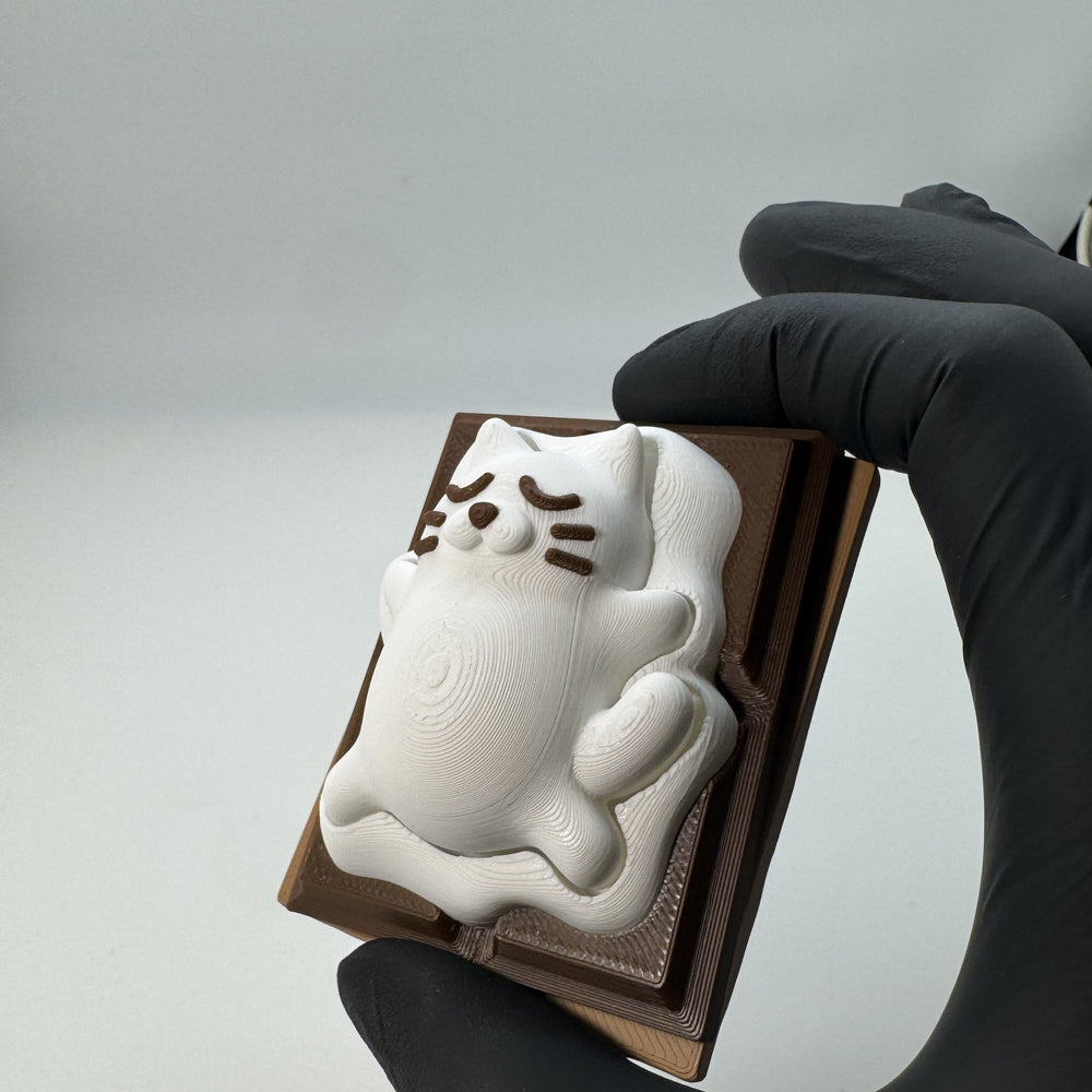 Smores Cat Fidget Clicker 3D Print