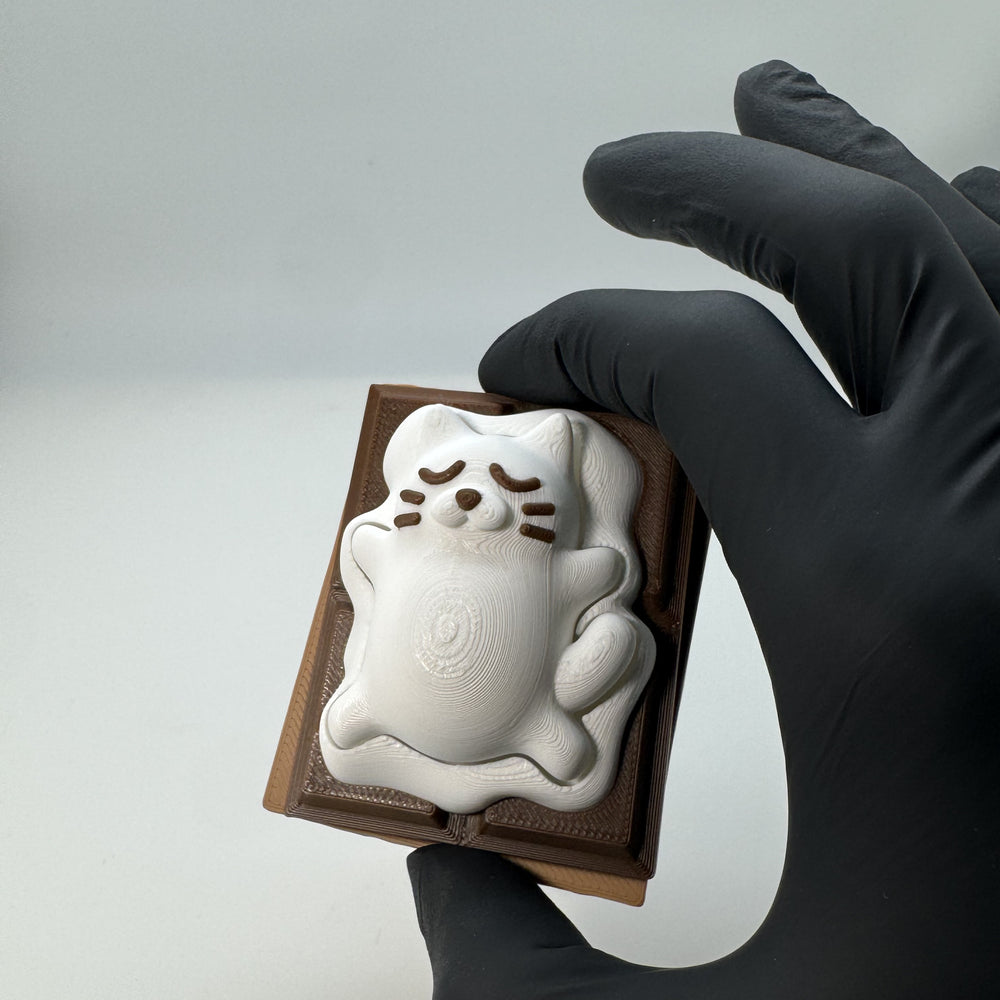 Smores Cat Fidget Clicker 3D Print