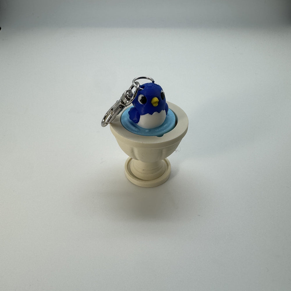 Bath Time Birdie Fidget Clicker 3D Print