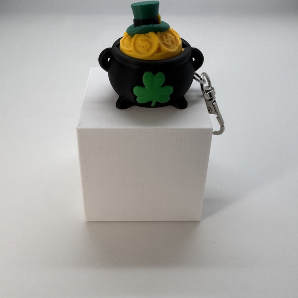 St. Patrick's Pot of Gold Fidget Clicker 3D Print