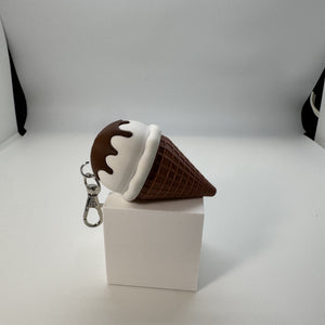 Keycap Fidget Clicker Ice Cream Keychain 3D Print