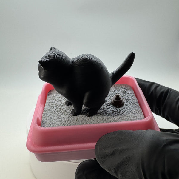Litter Box Fidget Clicker 3D Print