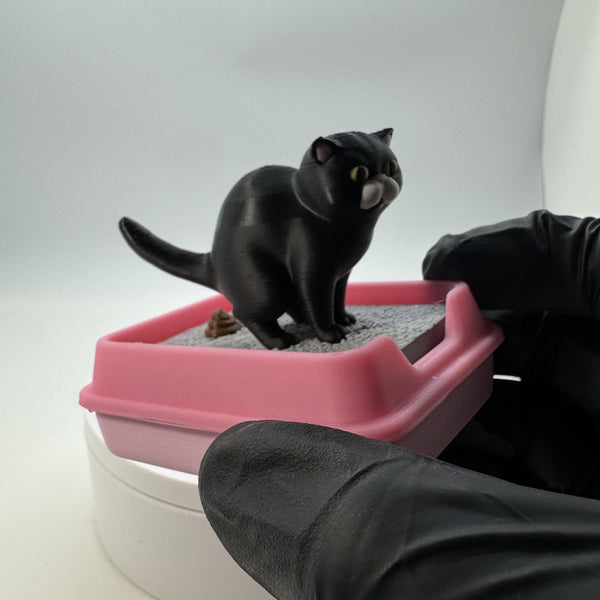 Litter Box Fidget Clicker 3D Print