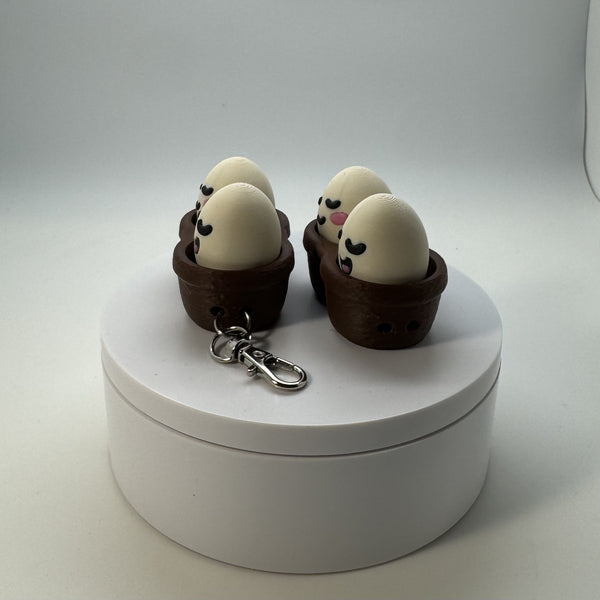 Cozy Chill Egg Fidget Clicker 3D Print
