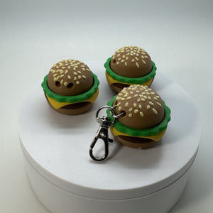 Twisty Keycap Fidget Clicker Burger Keychain 3D Print