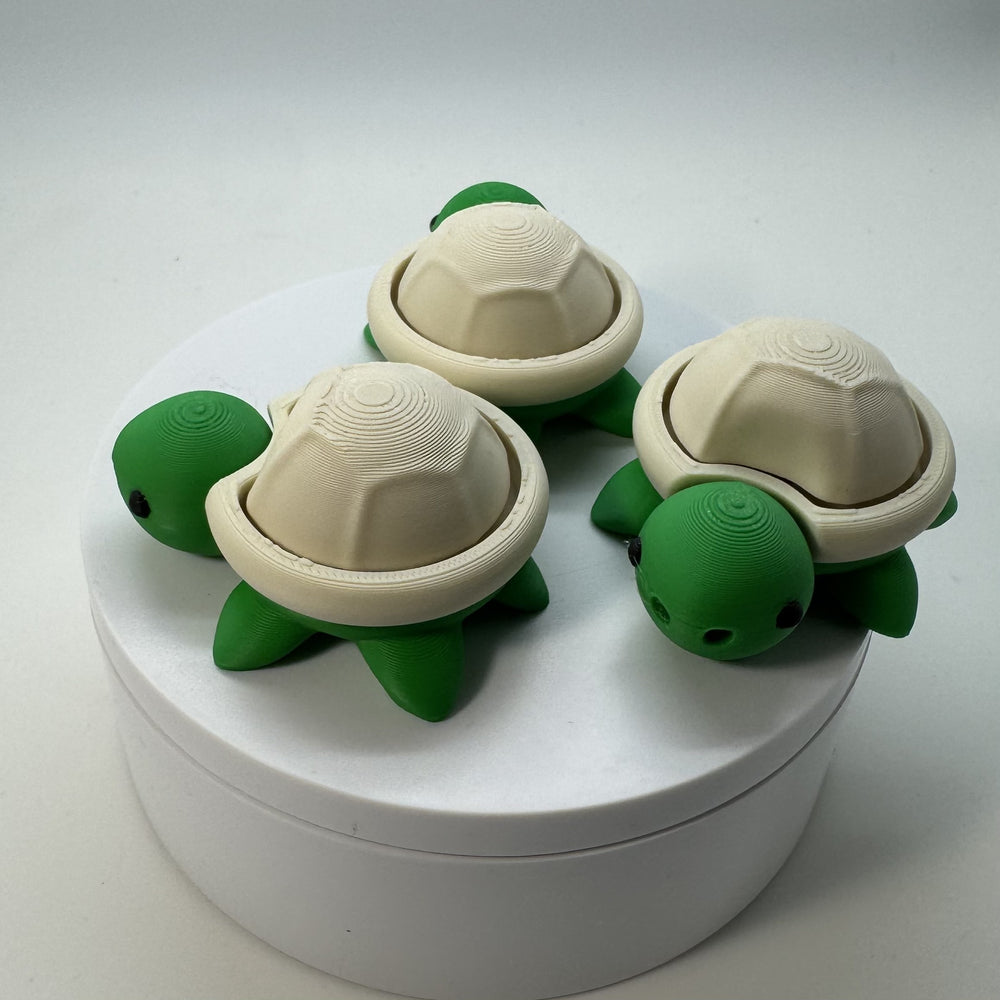 Adorable Turtle Fidget Clicker 3D Print