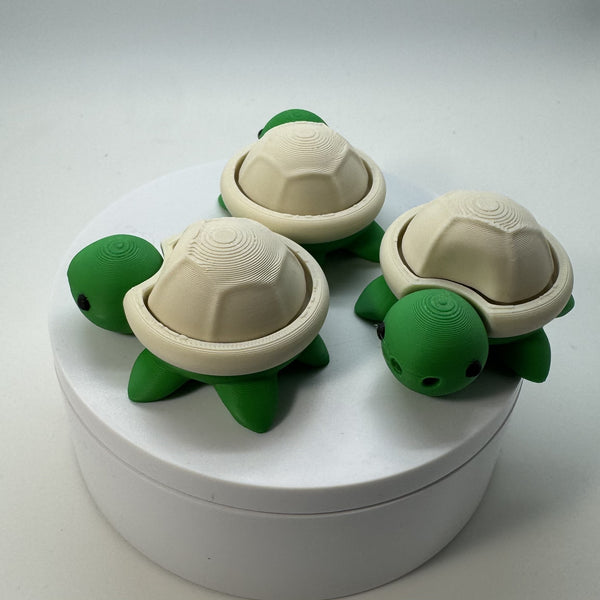 Adorable Turtle Fidget Clicker 3D Print