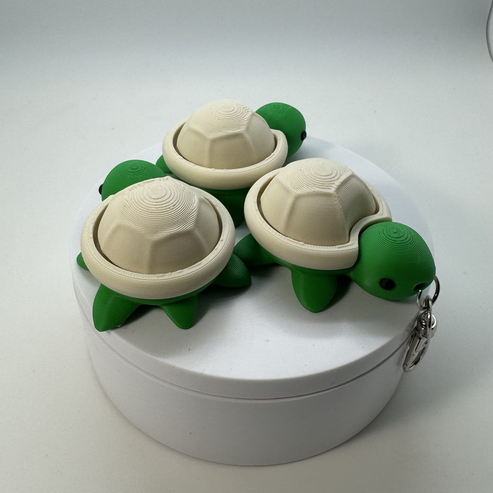Adorable Turtle Fidget Clicker 3D Print