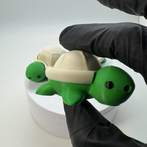 Adorable Turtle Fidget Clicker 3D Print