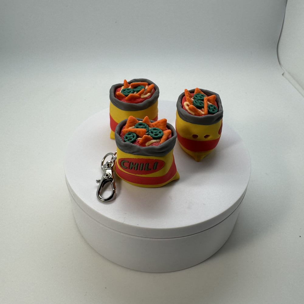 Chili Fritos Pie Fidget Clicker 3D Print