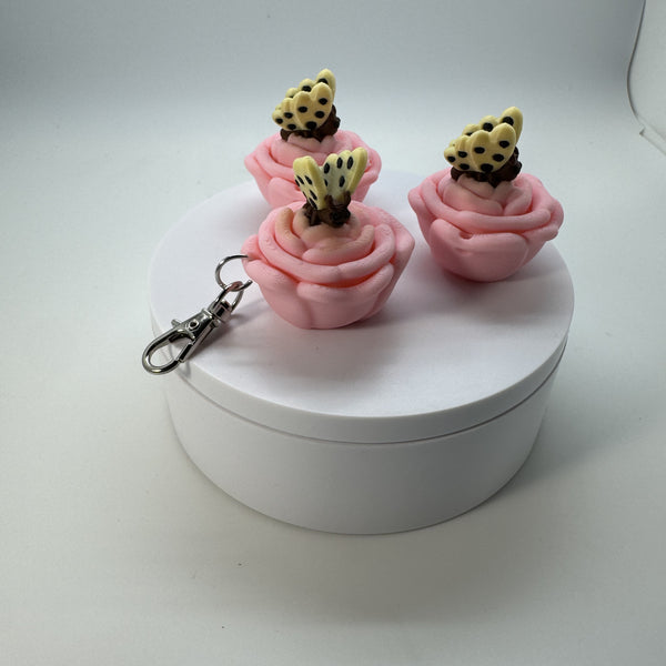 Clicky Butterfly on Flower 3D Print