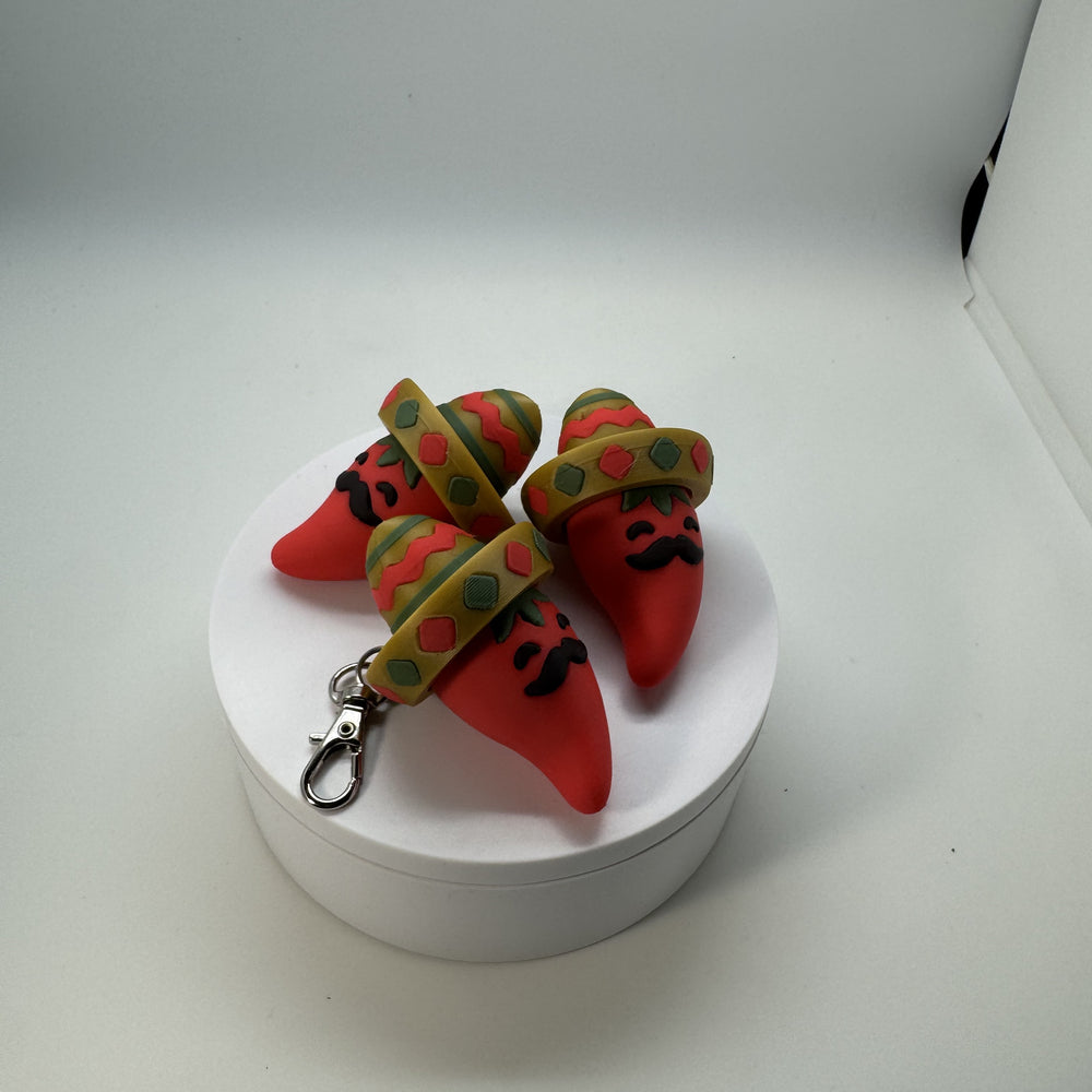 Playful Chili Pepper Fidget Clicker 3D Print