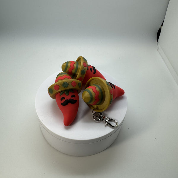 Playful Chili Pepper Fidget Clicker 3D Print