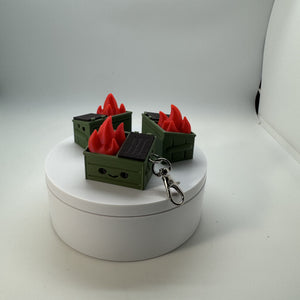 Dumpster Fire Fidget Clicker 3D Print