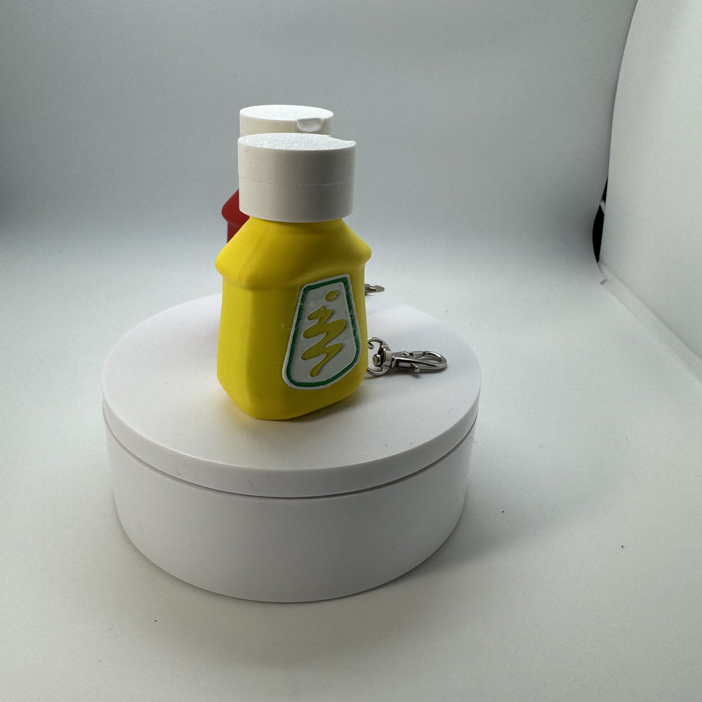 Ketchup and Mustard Fidget Clicker 3D Print