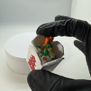 Chinese Takeout Food Fidget Clicker 3D Print
