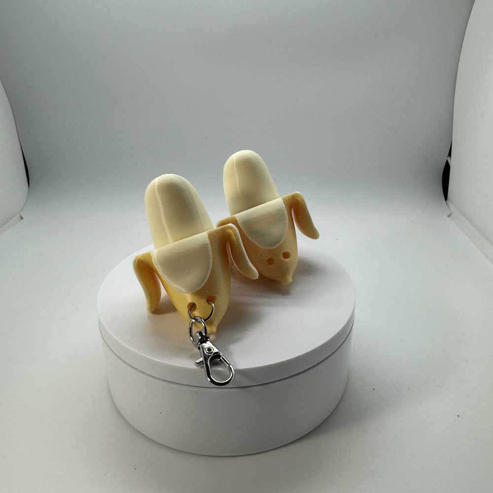 Peeled Banana Fidget Clicker 3D Print