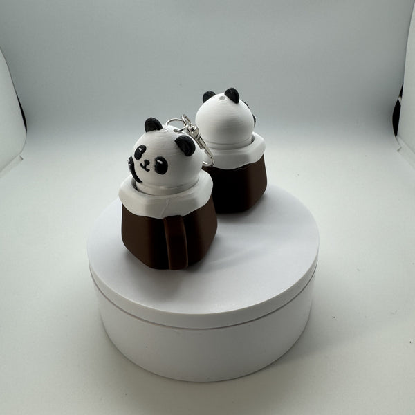 Twisty Clicker Panda in a Cup 3D Print