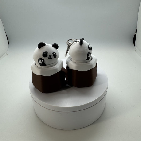 Twisty Clicker Panda in a Cup 3D Print