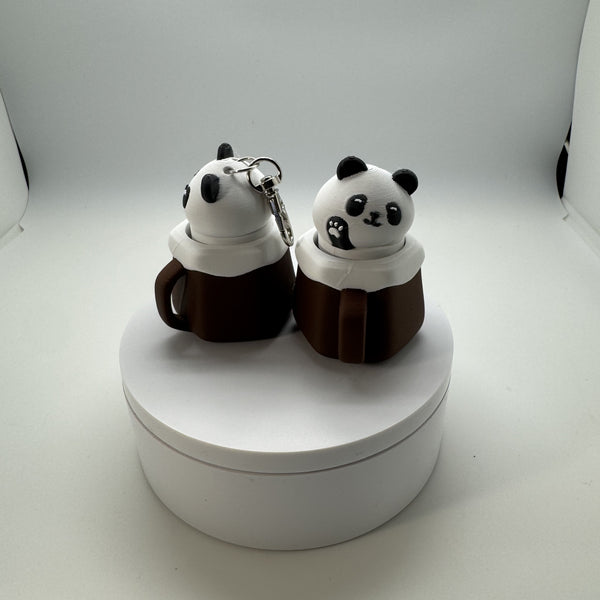 Twisty Clicker Panda in a Cup 3D Print