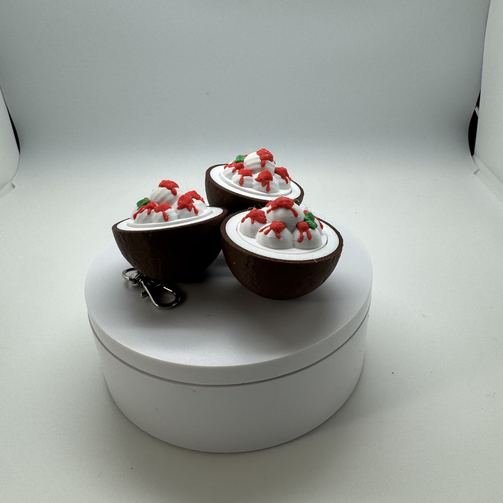 Coconut Ice Cream Fidget Clicker 3D Print