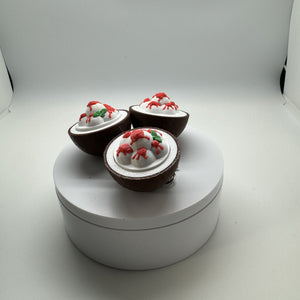 Coconut Ice Cream Fidget Clicker 3D Print