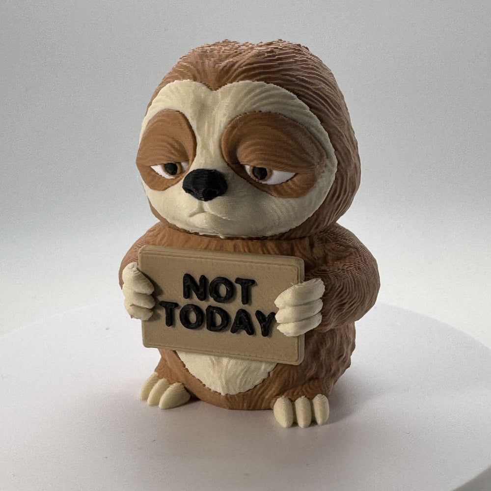 Not Today (Sloth) 3D Print