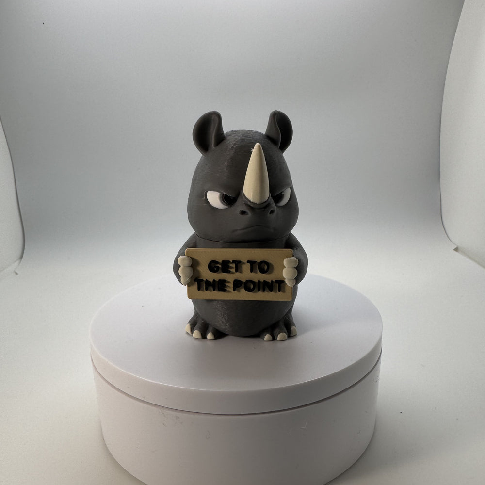 Get to the Point (Rhino) 3D Print