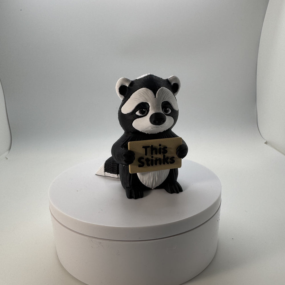 Skunk Fidget Clicker 3D Print