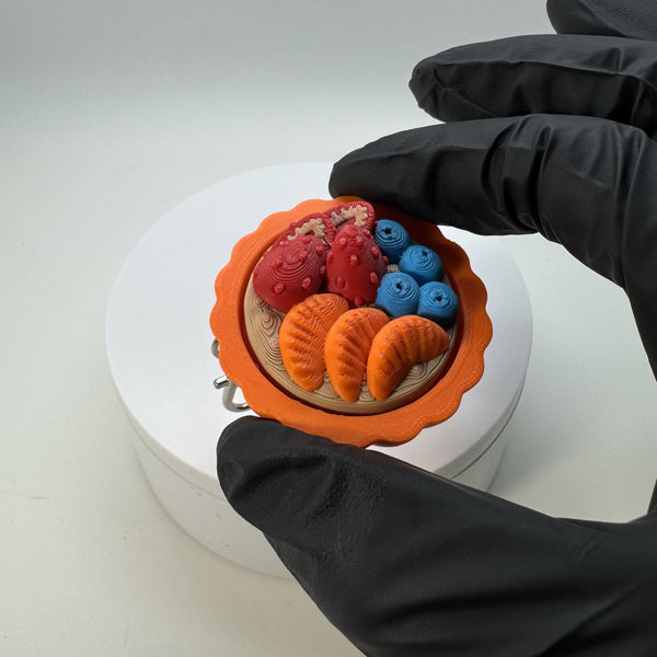 Fruit Cream Tart Fidget Clicker 3D Print