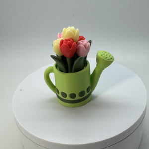 Blooming Joy Fidget Clicker Keychain 3D Print