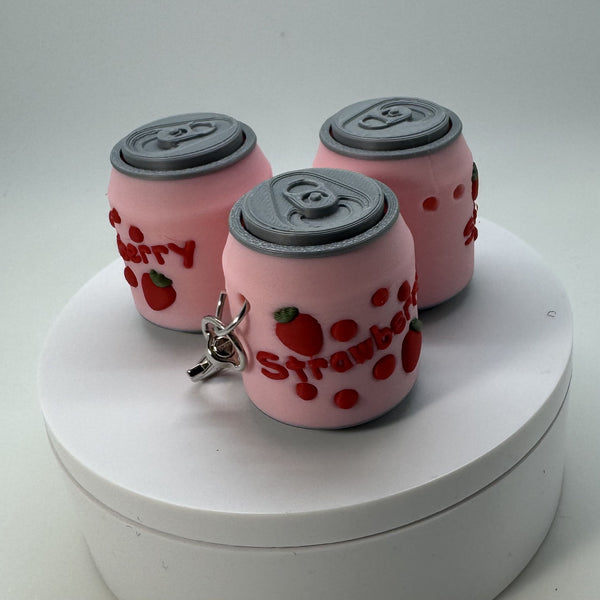 Strawberry Blueberry Soda Can Fidget Clicker 3D Print