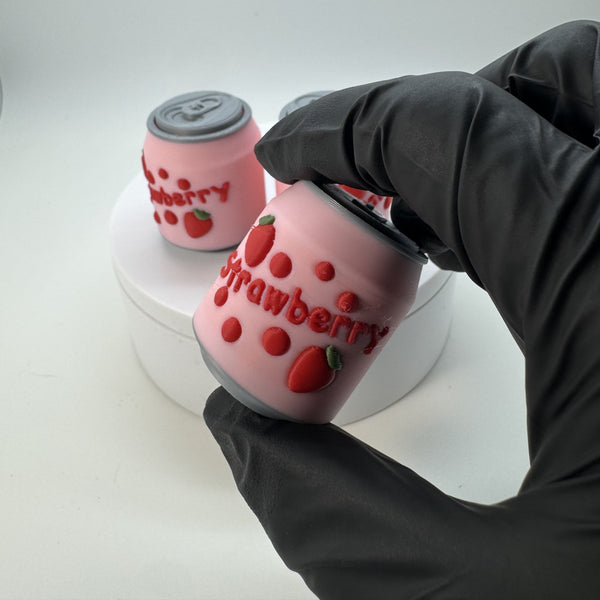Strawberry Blueberry Soda Can Fidget Clicker 3D Print