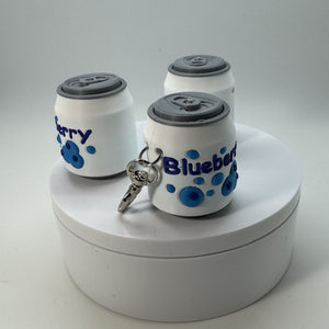 Strawberry Blueberry Soda Can Fidget Clicker 3D Print