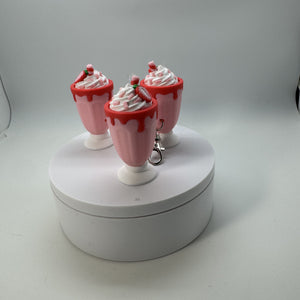 Strawberry Milkshake Fidget Clicker 3D Print