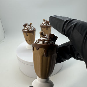Chocolate Milkshake Fidget Clicker 3D Print