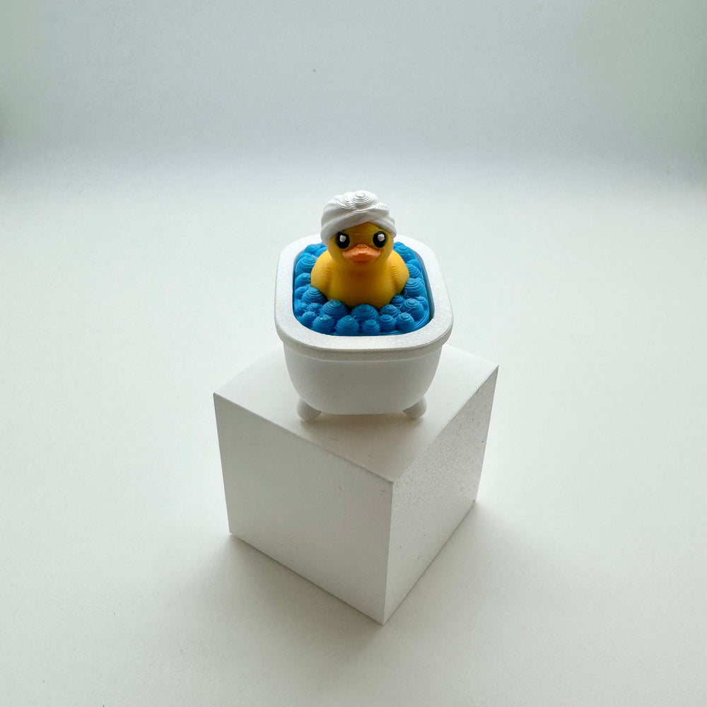 Duck Bath Fidget Clicker 3D Print