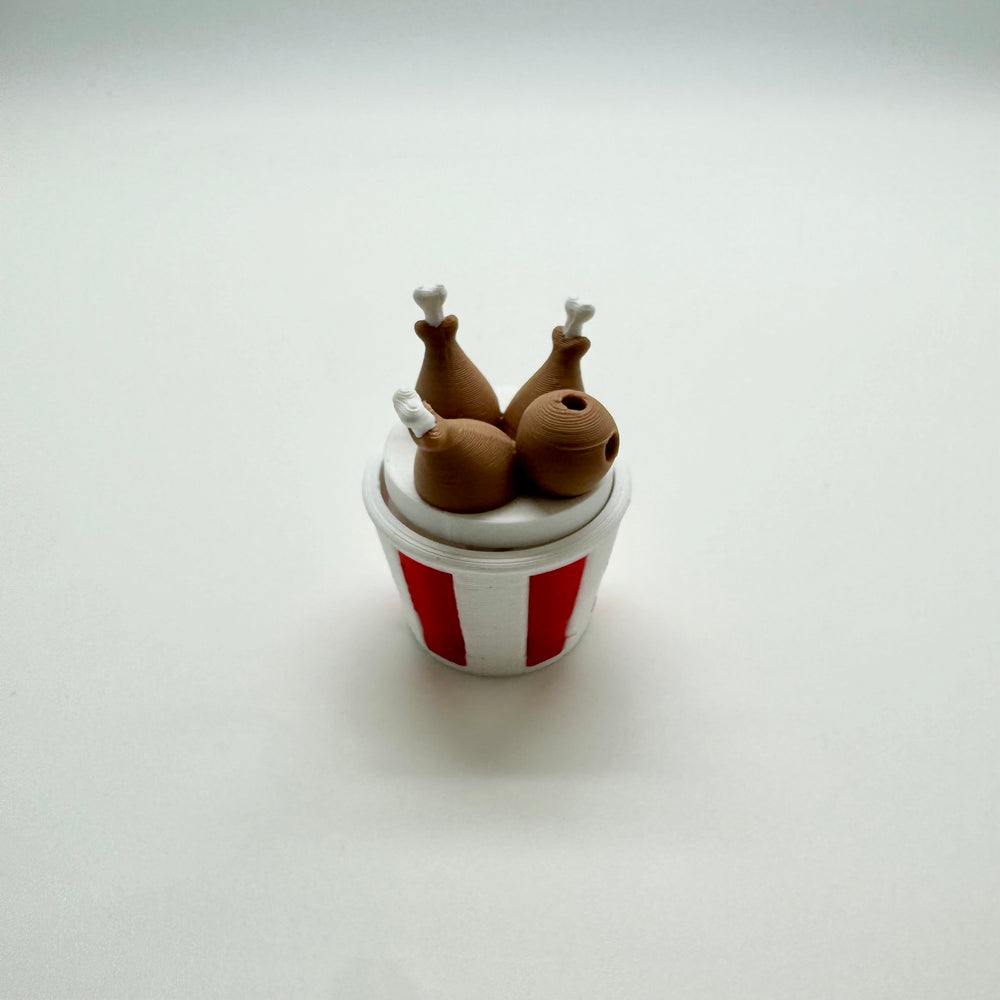Fried Chicken Bucket Fidget Clicker 3D Print