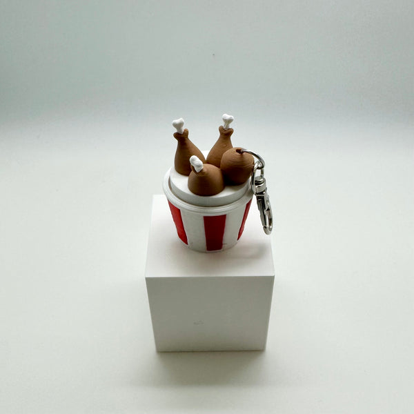 Fried Chicken Bucket Fidget Clicker 3D Print