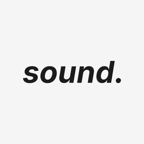 sound. Sticker