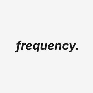 frequency. Sticker