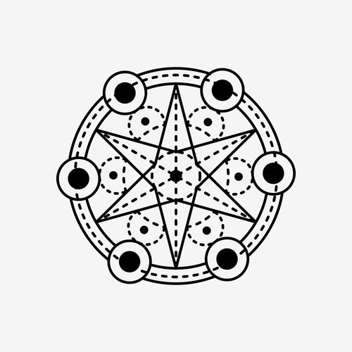 Sacred Geometry 10 Sticker