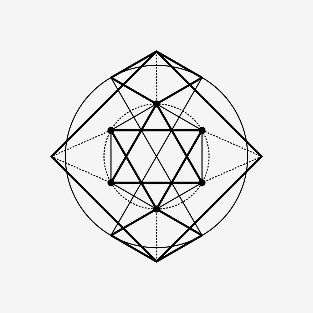 Sacred Geometry 13 Sticker