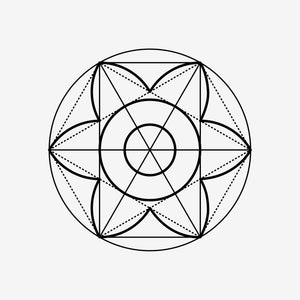 Sacred Geometry 14 Sticker