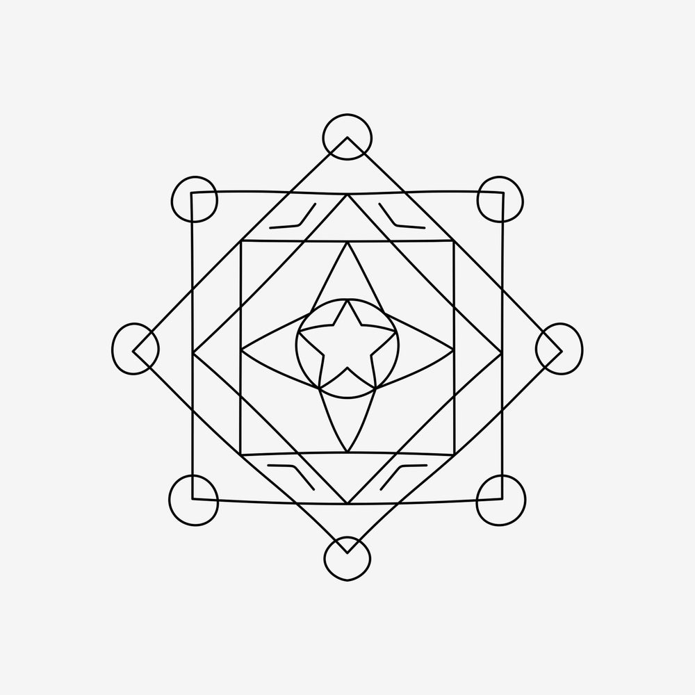 Sacred Geometry 2 Sticker
