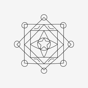Sacred Geometry 2 Sticker