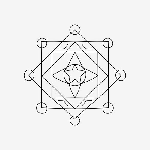 Sacred Geometry 2 Sticker