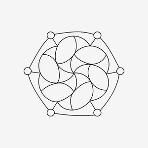 Sacred Geometry 4 Sticker