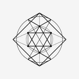 Sacred Geometry 48 Sticker