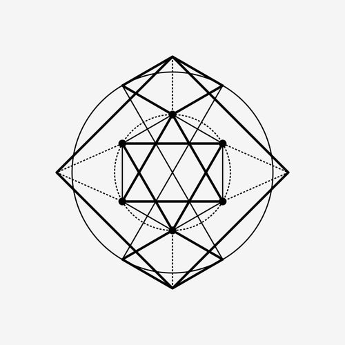 Sacred Geometry 48 Sticker